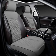 Front Car Seat Covers for Kia,Leather Waterproof Seat front seat cover Gray