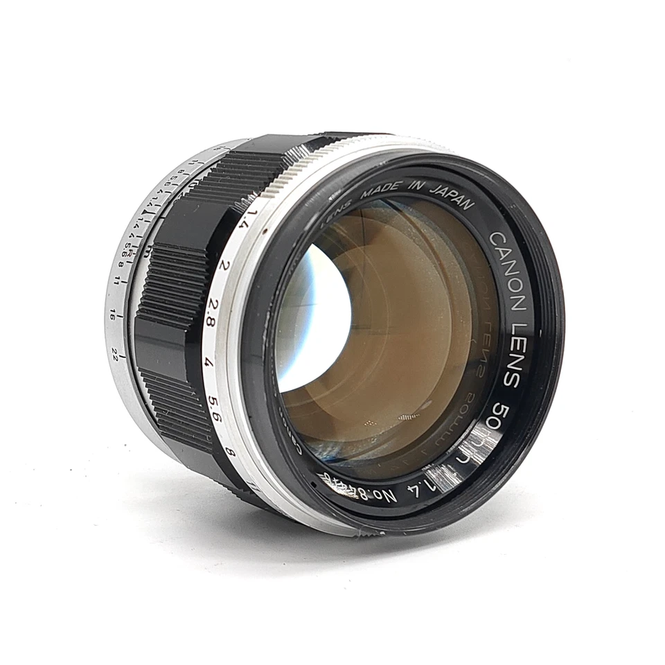 [CASI COMO NUEVO] Lente de montaje con tornillo Canon 50 mm f/1,4 L39 LTM Leica de JAPÓN Foto 4 de 4