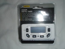 Pro Essentials Indoor Digital Outlet Timer - Multiple On/Off Settings - NEW.