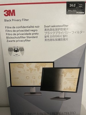 3M Blickschutzfilter für 24in Monitor 16:9 - PF240W9B