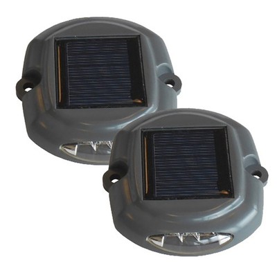 Dock Edge Docklite Solar & Dock Deck Licht 2-Pack 96-262-F Boot Segelboot Marine
