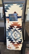 Pendleton Peak Canyon Sherpa Fleece Crossroads Southwest Throw Blanket New