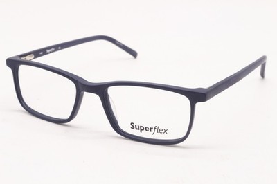 NEW SUPERFLEX SF 518 MATTE NAVY AUTHENTIC DESIGNER EYEGLASSES 49-17