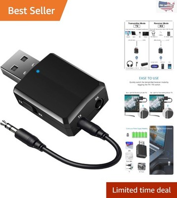 Bluetooth 5.0 EDR Wireless Audio Adapter   3-in-1 for Sound Streaming Anywhere