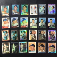 1996-97 Mickey Mantle Complete Commemorative Set, Regular, Finest, Refractors