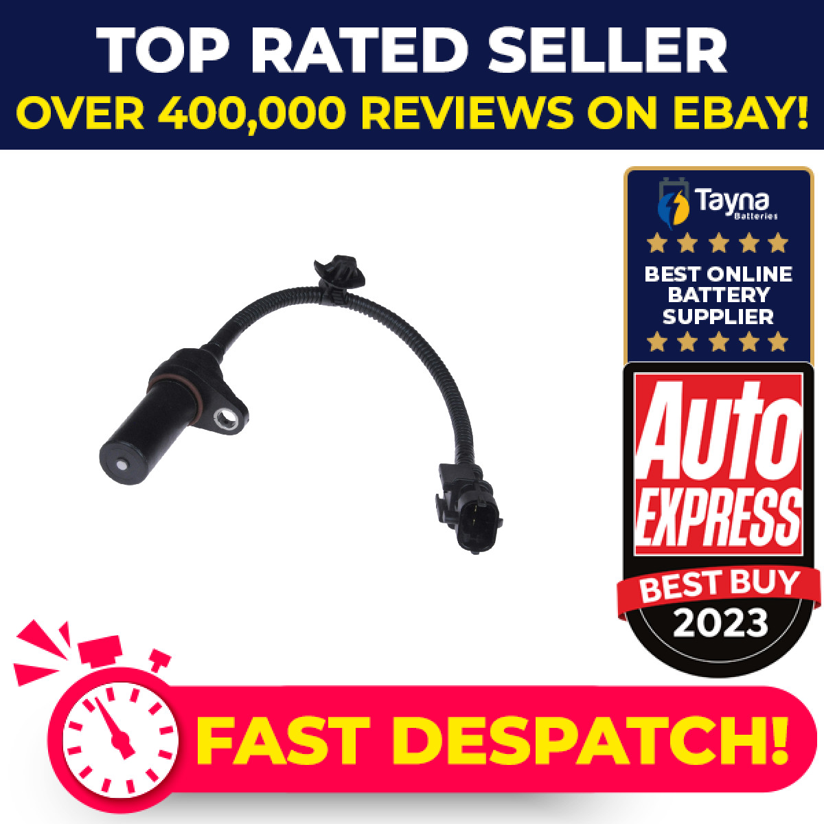 RPM / Crankshaft Sensor fits KIA CEED ED, JD 1.4 1.6 06 to 18 Blue Print Quality