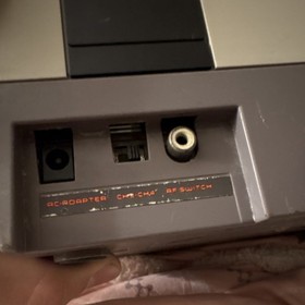 Nintendo Entertainment System NES-001 Home Console RF Connectivity NES