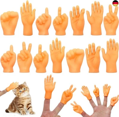 RAFIYU mini hände Fingerpuppen?14 Stück kleine Hände?tiny Hands?Hände Fin