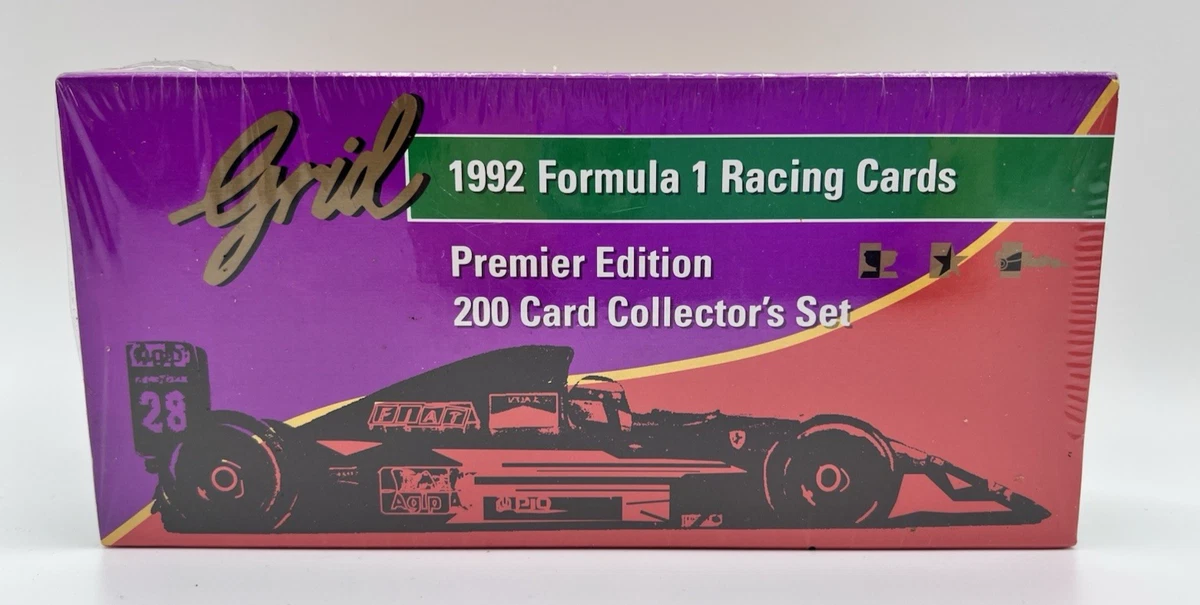 Formula 1 Auto Racing 1992 Season Sports Trading Cards