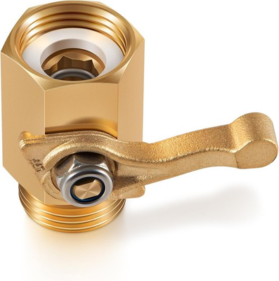 #ad Heavy Duty Brass Shut Off Valve for Dramm 12353 Standard Garden Hose and Sprayer $17.85