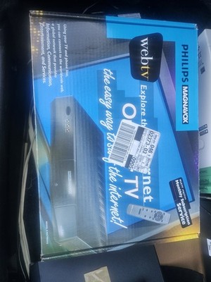 Philips Magnavox WebTV MAT960A1 Internet Terminal Box 32MB Black 480i