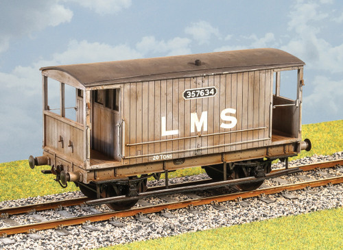 Parkside Models PS111 LMS (Ex MR Design) 20T Goods Brake Van (Dia 1659 Kit O | Zustand: New