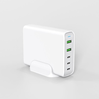 5 Port USB-C Desktop Charger ZX-5U06T for iPhone Samsung Laptop