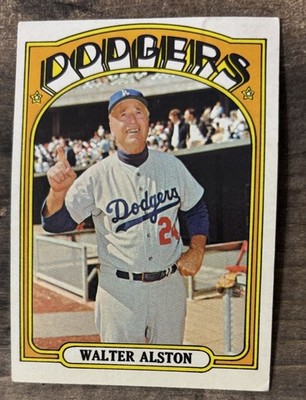 1972 TOPPS #749 WALTER ALSTON EX