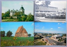 1980s Vintage Postcards Turkmenistan Belarus Moldova Lithuania USSR Set of 4