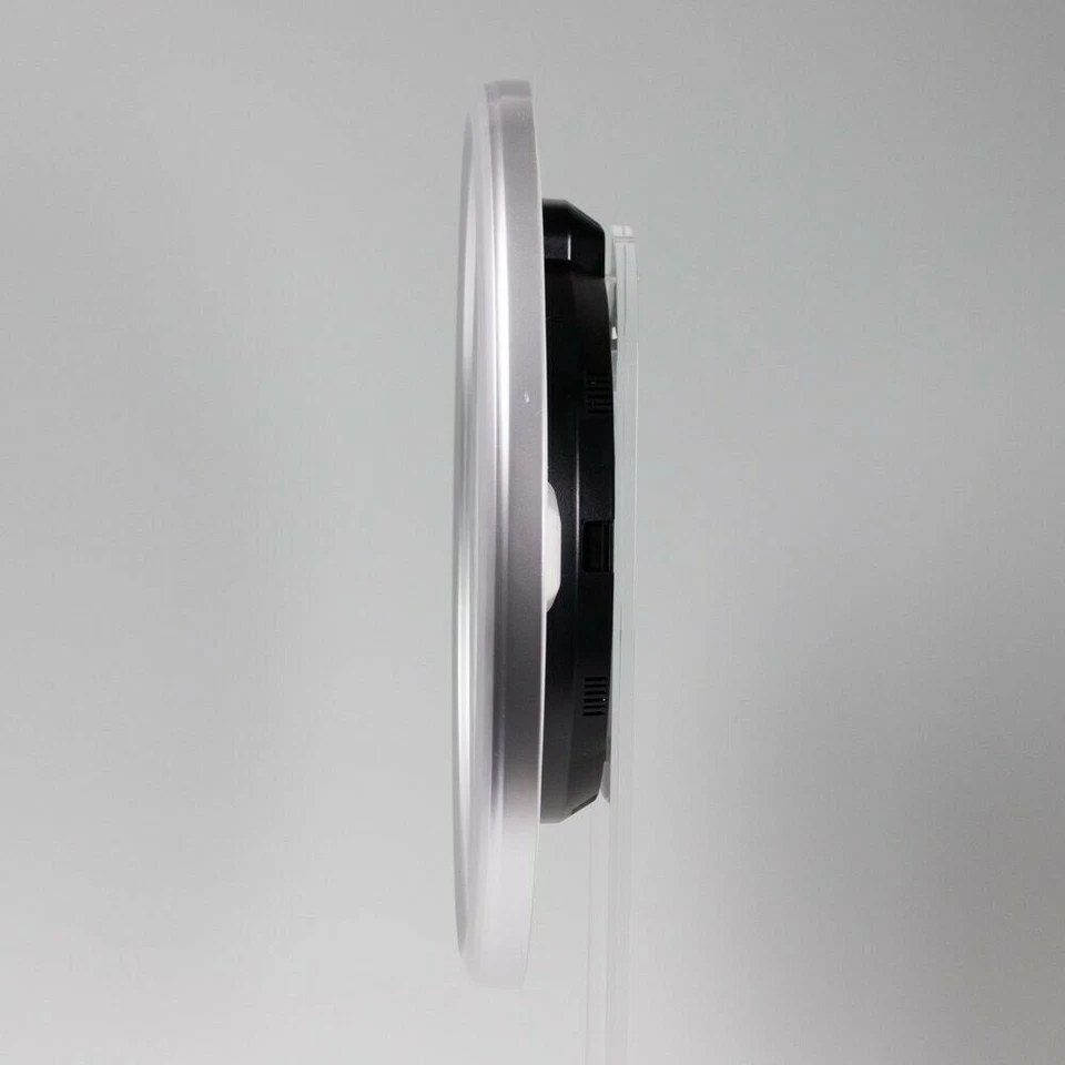 SEIKO Wall clock Radio Wave Analog Silver Metallic KX383S From Japan - Image 2 of 3