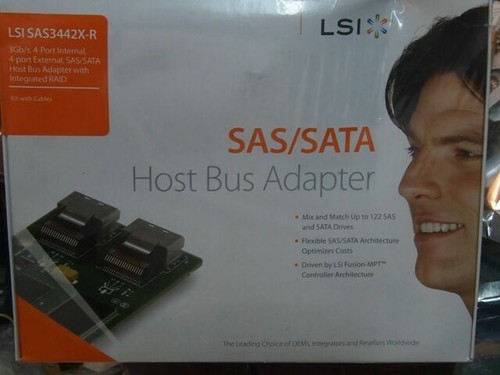 Lot 100 HP LSI Logic SAS3080X 8 SAS PCI-X Adapter Controller