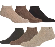 Chaps Marl Low Cut Dress Socks 6 Pairs Casual Assorted NWT - LIMITED TIME OFFER