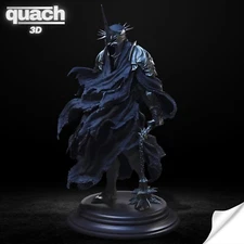 Witch King Big Bust, LOTR Stl File 3D Printing, Stl model design, Angmar Statue