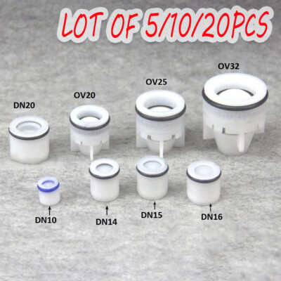 5/10/20PCS Plastic Insert Check Valve 10mm-32mm Non-Return One Way Water Control