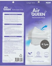 Air Queen 40 pcs Nanofiber Filter Mask Ergonomic Design MADE IN KOREA