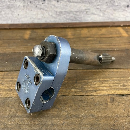 Tuf Neck Stem Pro Model Blue Tiger Stamp Early Old School BMX Neck USA OG 1980s - Picture 11 of 12