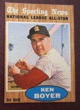 1962 Topps Ken Boyer (St Louis Cardinals) #392 EX