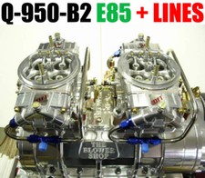 Quick Fuel Q-950-b2 E85 950 Cfm Blower Supercharger Carbs Clear Color Line Kit