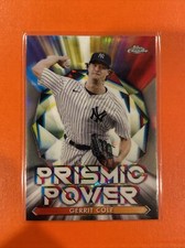 GERRIT COLE Prismic Power 2021 Topps Chrome Baseball Card PP-5 Yankees - NEW!