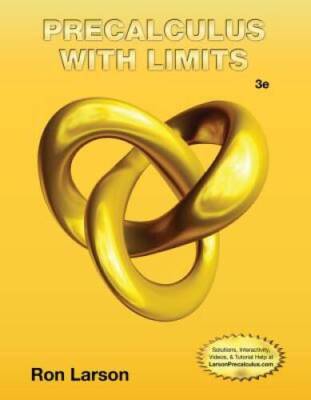 Precalculus with Limits - Hardcover By Larson, Ron - GOOD