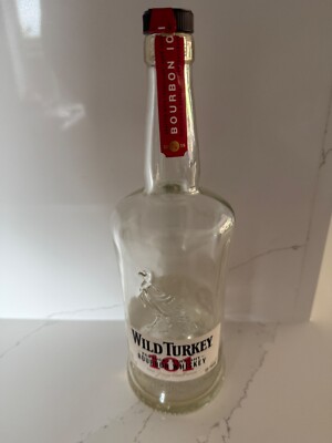 Wild Turkey 101 Kentucky Straight Bourbon Whiskey - leere Flasche