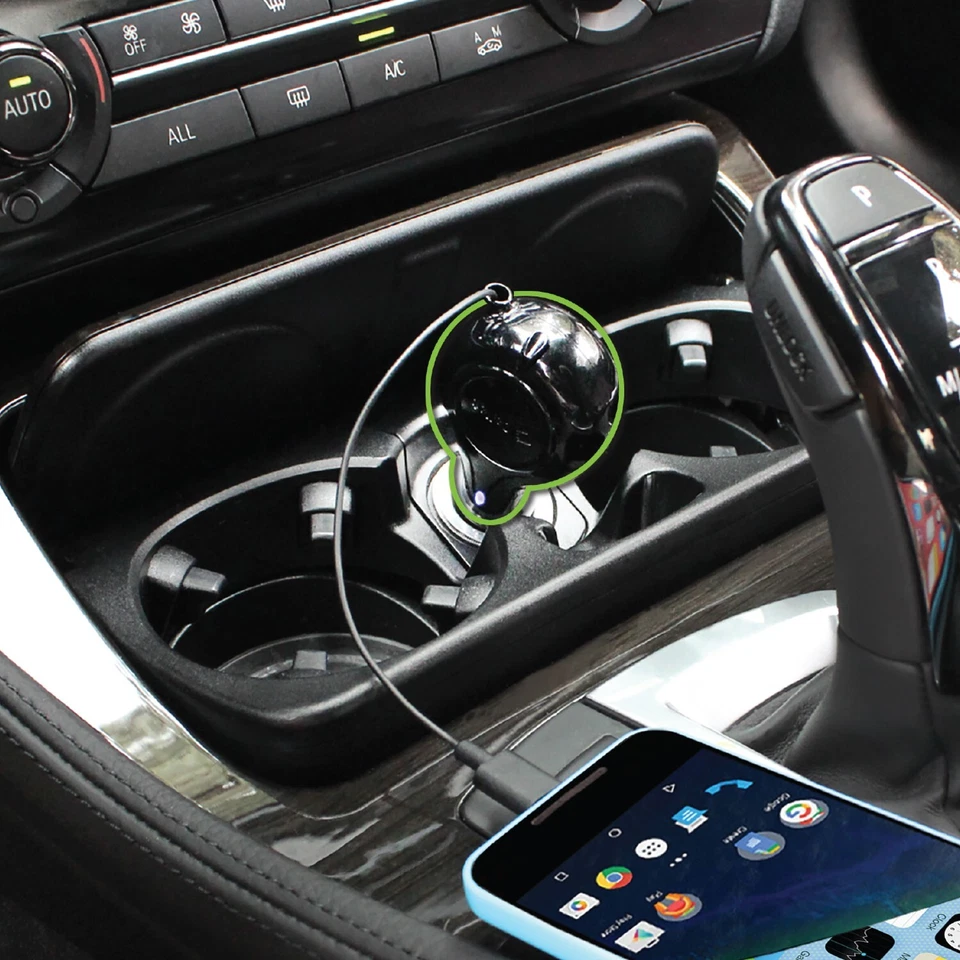 Cellet USB-C Retractable Car Charger 15W Fast Charge for iPhone 15/16 & Samsung - Image 3 of 4