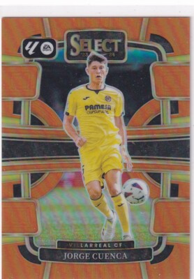 Panini Select La Liga 2023-24 No. 100 Jorge Cuenca Orange Prizm 1/49