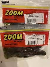Zoom Horny Toad 083-054 Watermelon Red 5 Baits Per Pack Lot Of 2 Packs