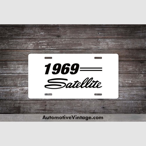 1969 Plymouth Satellite Car Model License Plate eBay