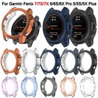 TPU Case Protector For Garmin Fenix 7 7X 7S 6 6S 6X Pro 5S 5X Smart Watch Cover