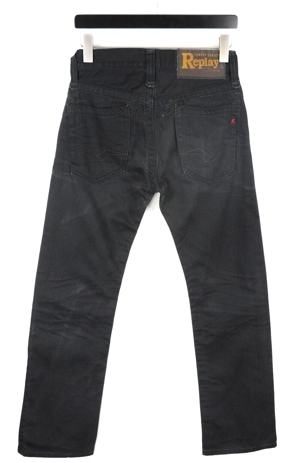 Fly REPLAY Regular | Jeans Fit Black eBay Straight Mens Button W28/L32