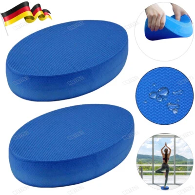 2X Balance Pad Ganzkörpertraining gelenkschonend Gleichgewicht Stabilität Blau - Bild 1 von 4