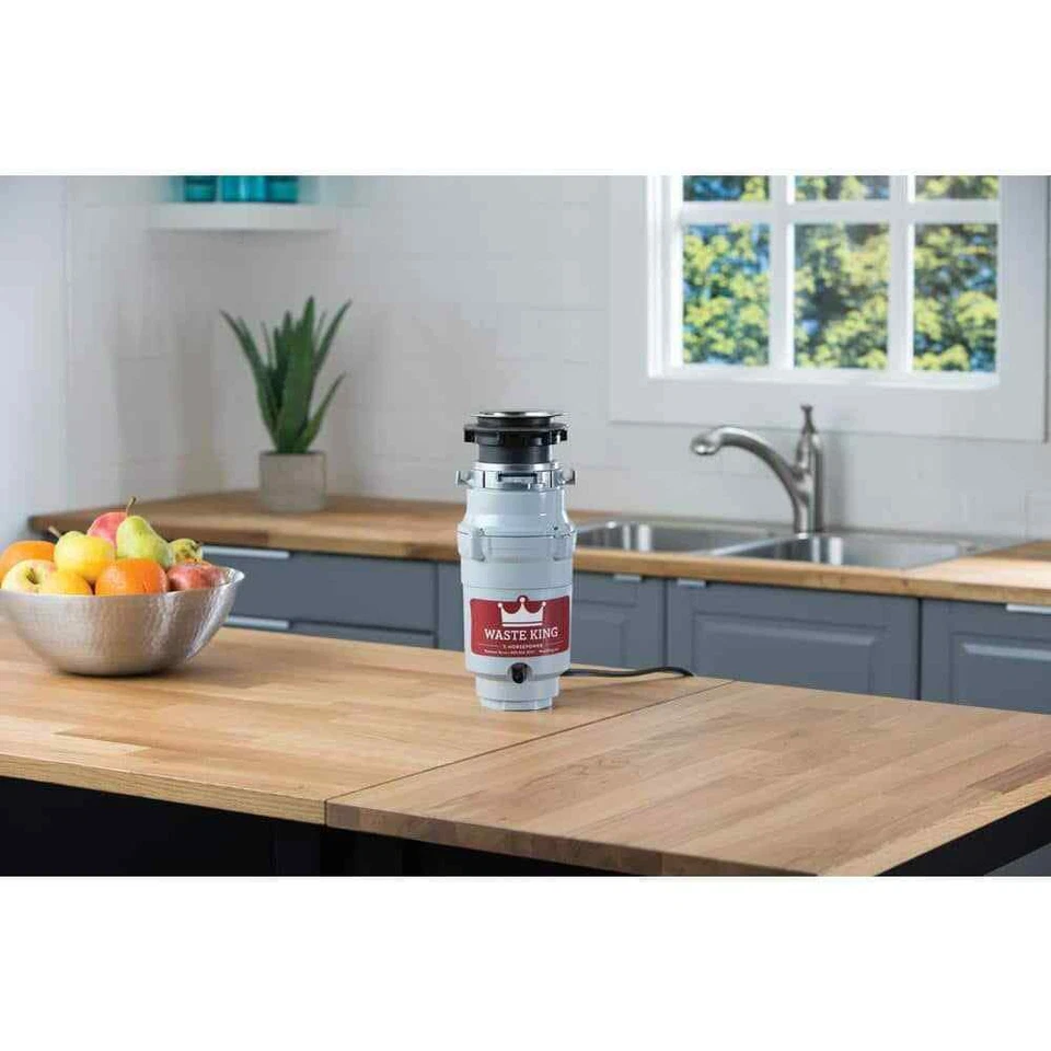 Continuous Feed Garbage Disposal Compact and Lightweight Legend Series 1/2 HP - Image 2 of 4