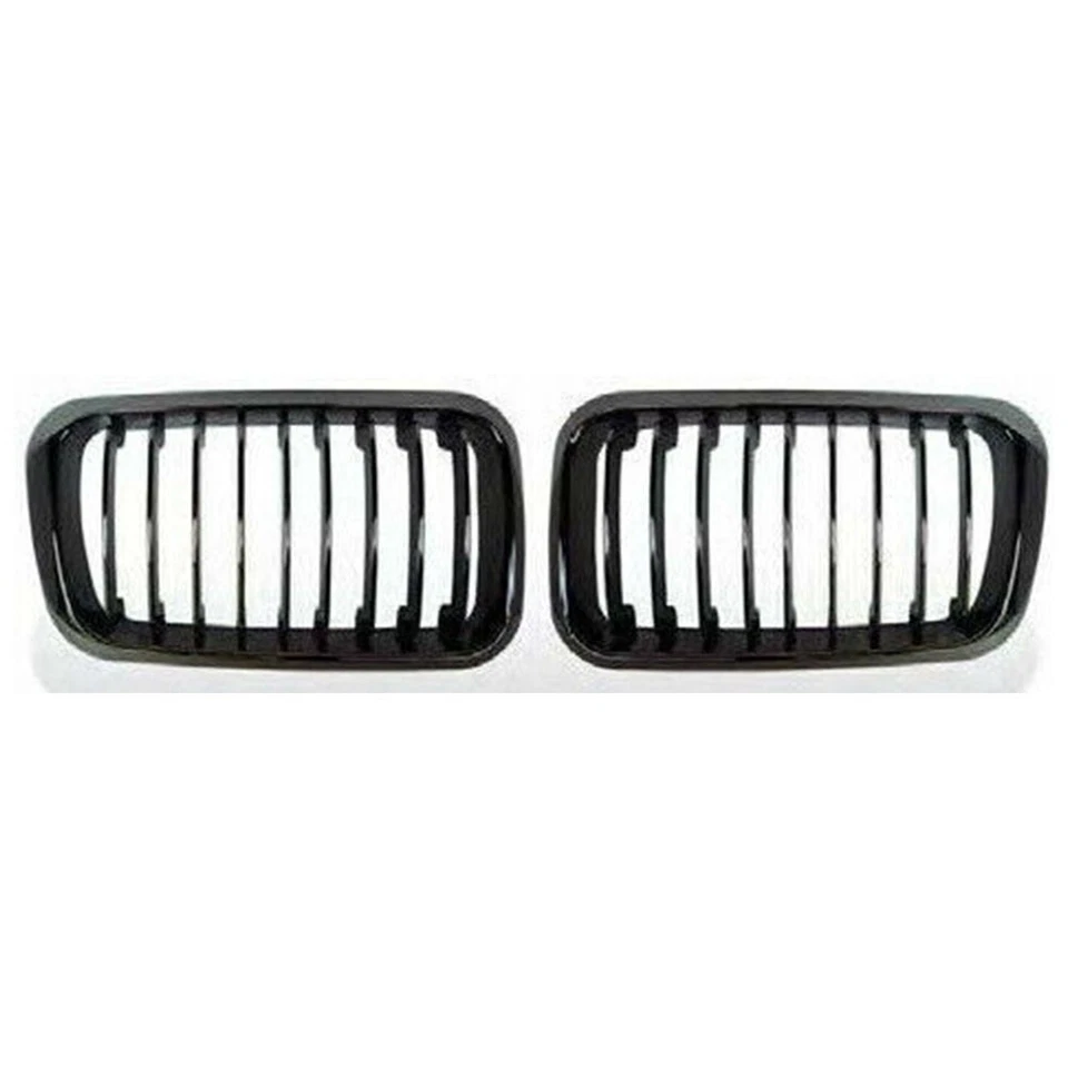 92-96 Fits for BMW E36 All Model Front Hood Kidney Grille Replace Black Chrome - Imagem 4 de 4