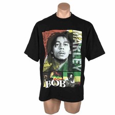 Vintage Bob Marley Songs of Freedom T Shirt Tee Size XL Made in USA Pro Tag