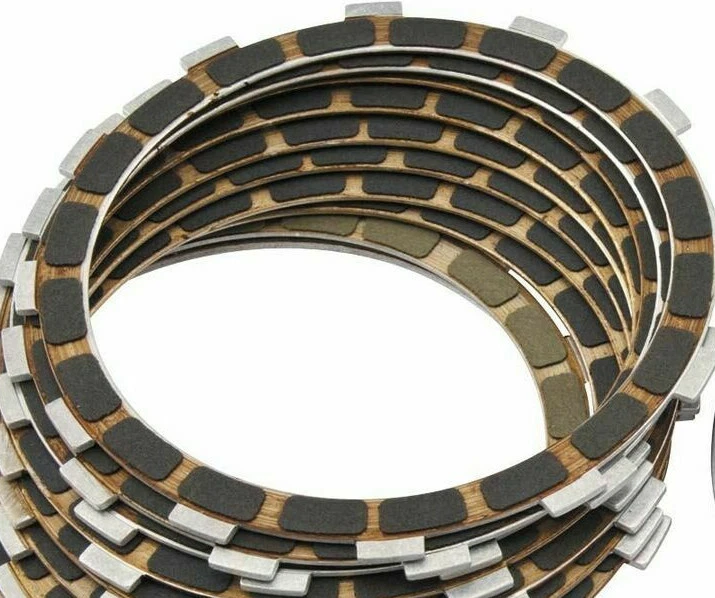 JUEGO EMBRAGUE FRICCIÓN + ACERO BARNETT HONDA CB 450 T HAWK 1982 82 ¡¡Hecho con Kevlar!!! Foto 2 de 4