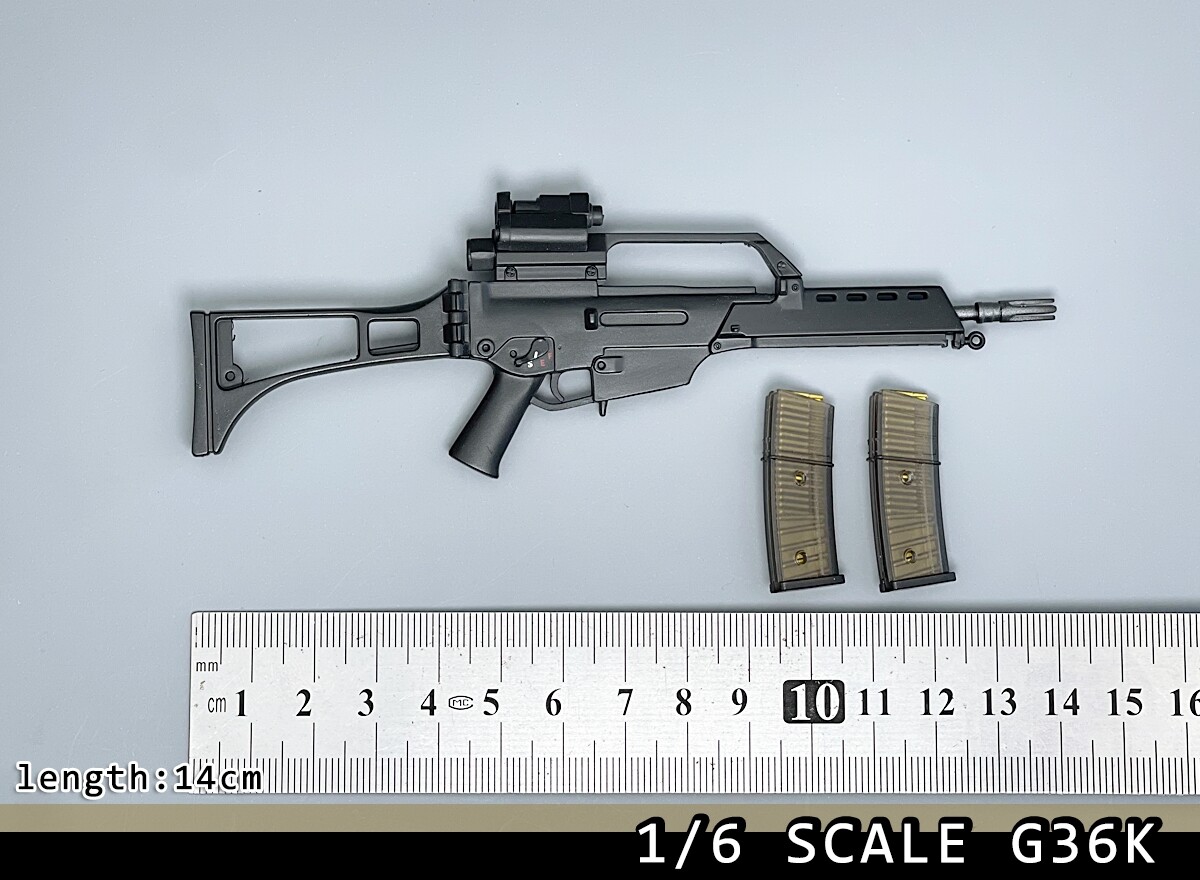 1/6 WWII G36K Male Gun Rifle Weapon Model For 12