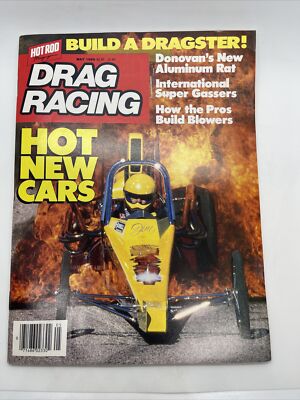 MAY 1986 DRAG RACING Magazine DONOVAN'S ALUMINUM RAT, HOW PROS BUILD BLOWERS