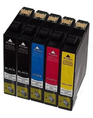 5 Tintenpatronen für EPSON Workforce WF2010W WF2510WF WF2520NF WF2530WF WF2540WF