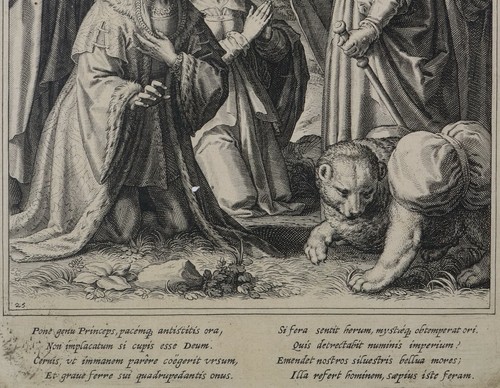 Etching Gravure Acquaforte Relic Raphael SADELER 1614 San Corbiniano di Frisinga - Picture 4 of 4