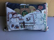 USA NWOT Sandi Evans I Found My Thrill 17.5" x 12.5" Tapestry Throw Pillow #455