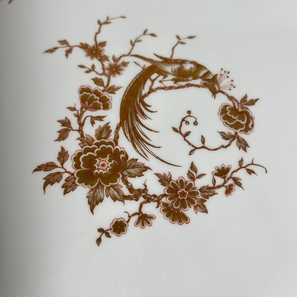 Exclusivite Chamart Limoges France Porcelain Bird Of Paradise Pedestal Cake Tray - Изображение 2 из 4