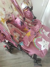 cosatto supa dupa twin stroller happy stars