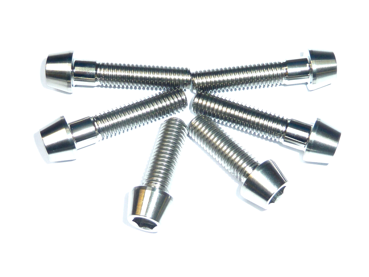 Kawasaki Z1000 2010-2013 Titanium TOP + BOTTOM YOKE CLAMP BOLTS NO